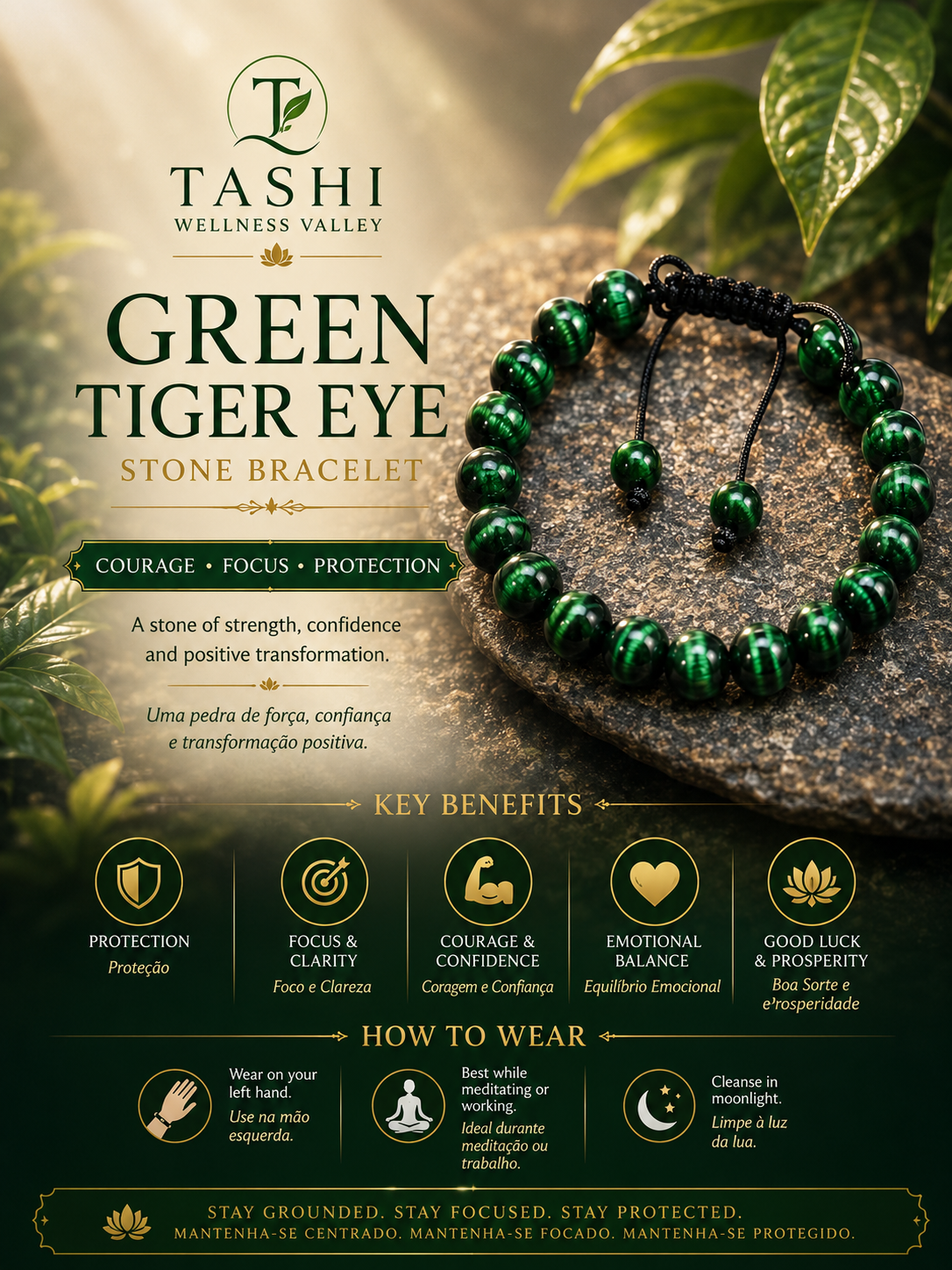 Green Agate Bracelet